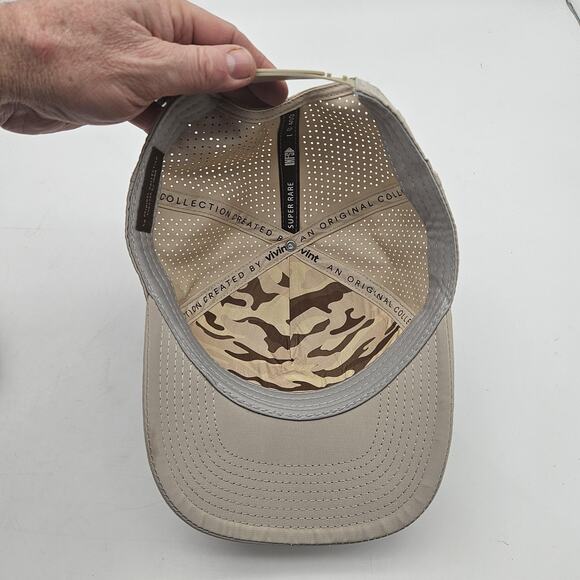 Vivint Hat Cap Snap Back Tan Perforated Limited Edition Super Rare Mens INFS - Picture 7 of 9